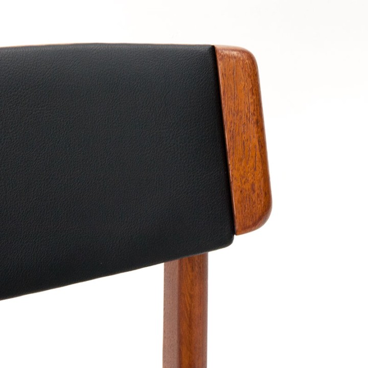 Mid-Century set of 4 Danish vintage dining chairs