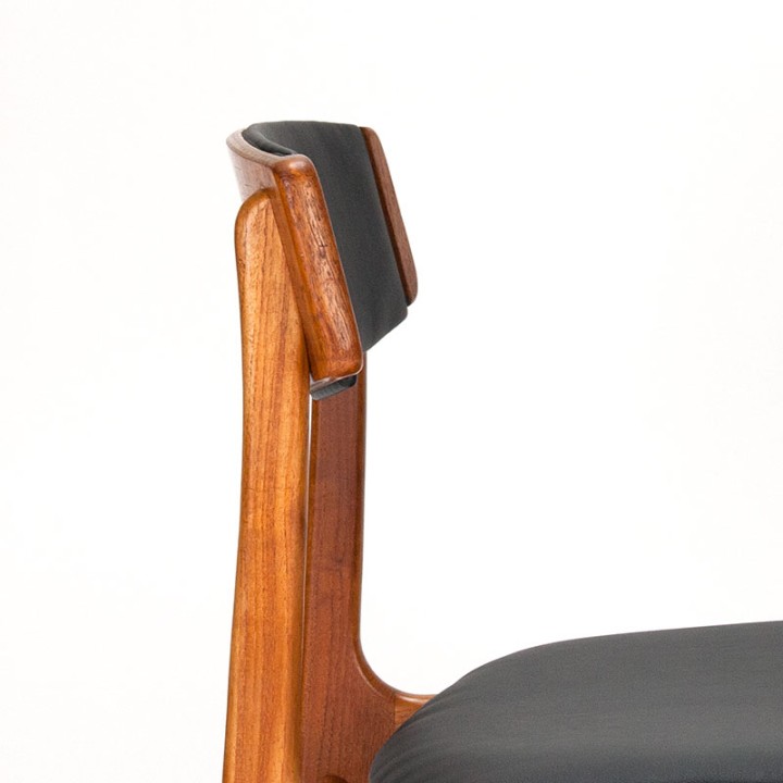 Mid-Century set of 4 Danish vintage dining chairs