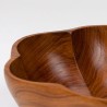 Saladeschaal vintage teakhouten model