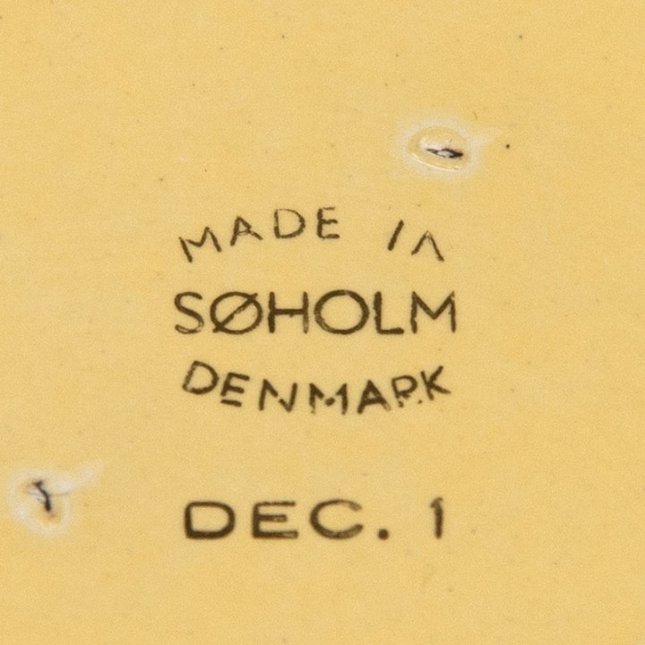 Søholm set van 4 vintage kleine serveerbordjes