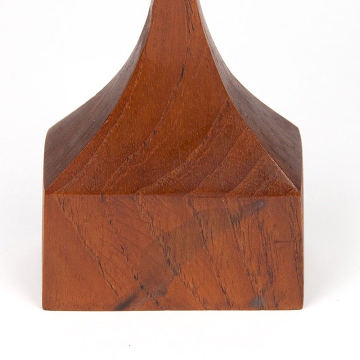 Modern Mid-Century vintage teak crane