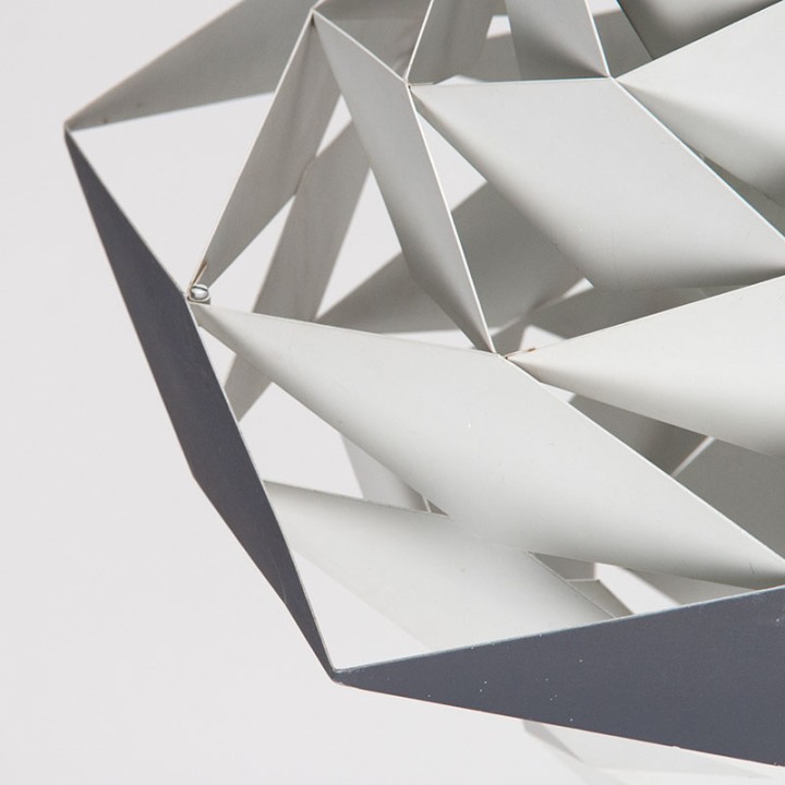 Preben Dahl Mid-Century Modern Danish Symfoni pendant lamp