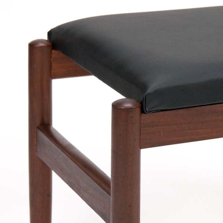 Mid-Century Deense vintage ottoman/ poef