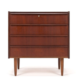 Teak Mid-Century chest of drawers Danish vintage model