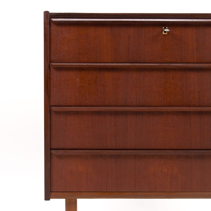 Teak Mid-Century ladekast Deens vintage model