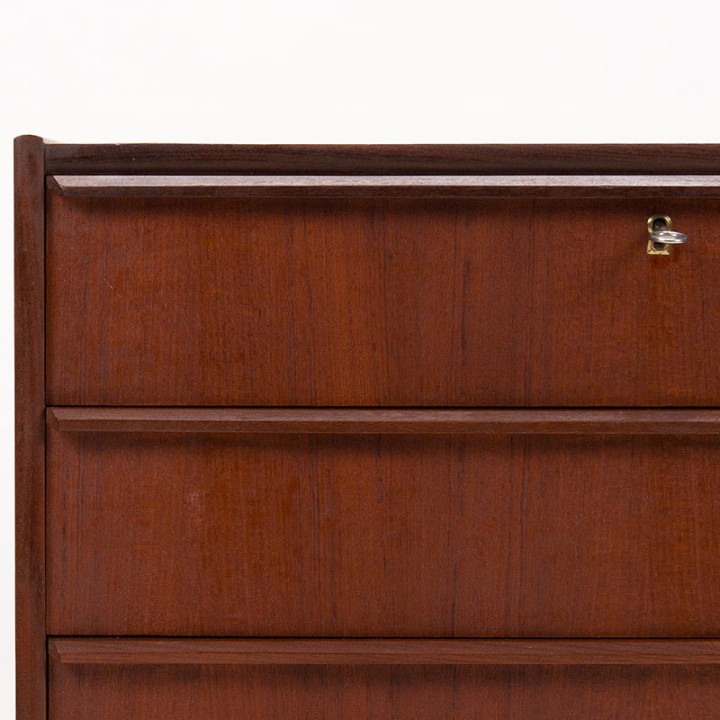 Teak Mid-Century chest of drawers Danish vintage model