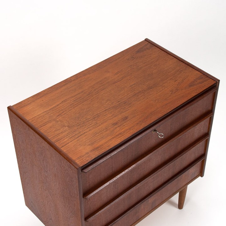 Teak Mid-Century chest of drawers Danish vintage model