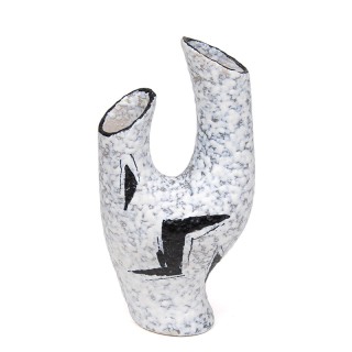 Small model 1950s vintage earthenware vase