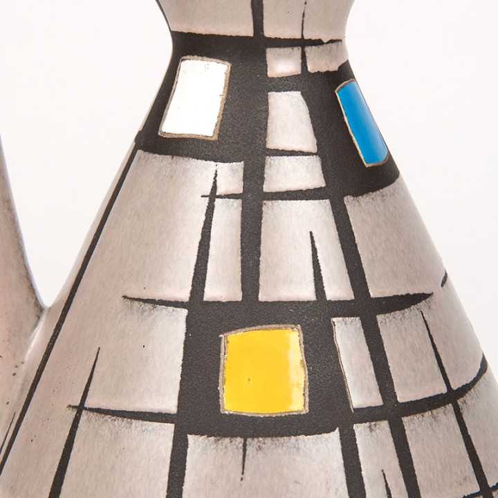 Colorful vintage Bay ceramic vase