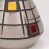 Colorful vintage Bay ceramic vase