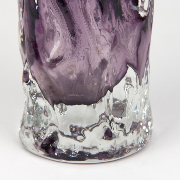 Ingrid kristall purple model vintage glass vase