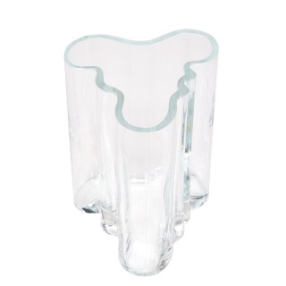 Iittala Aalto vase vintage model in clear glass