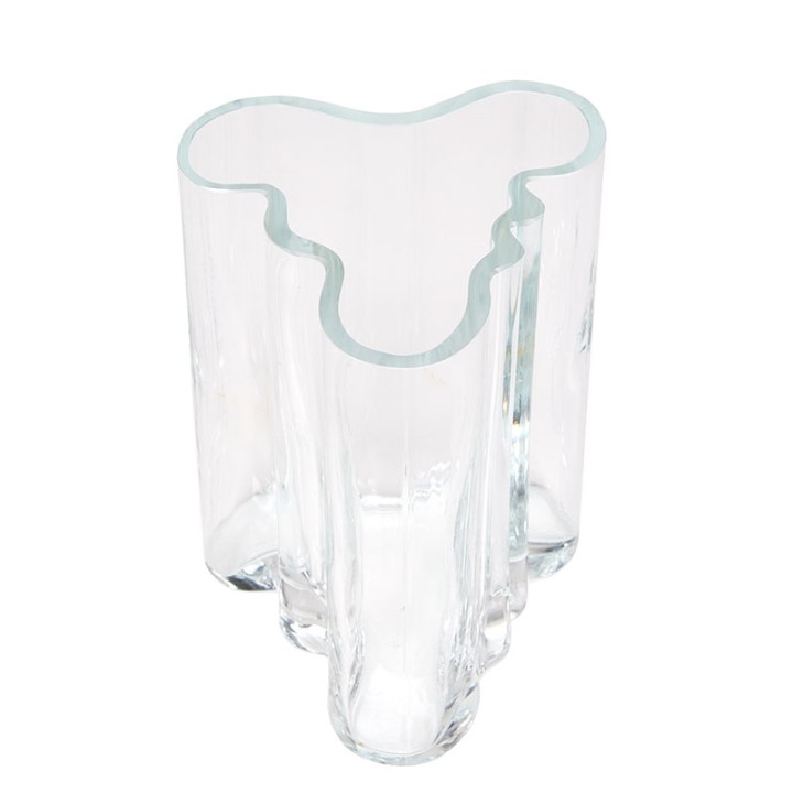 Iittala Aalto vase vintage model in clear glass