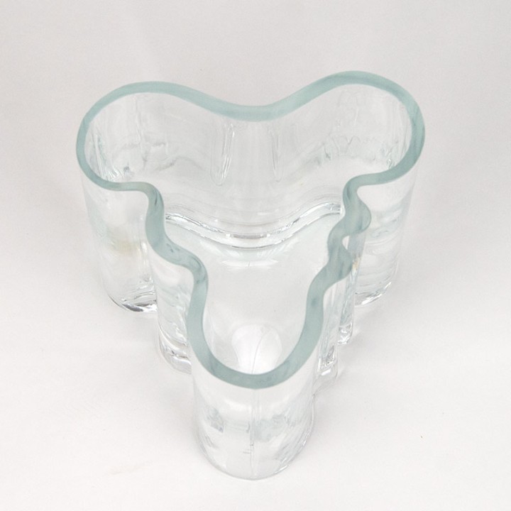 Iittala Aalto vaas vintage model in helder glas