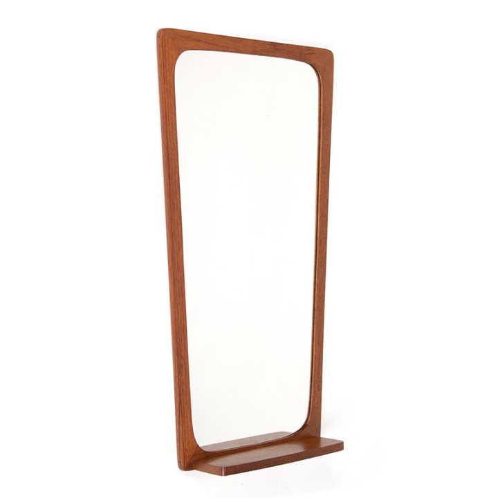 Mid-Century mirror Danish model with small shelf