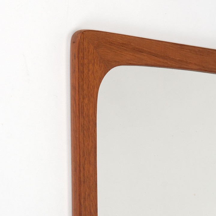 Mid-Century mirror Danish model with small shelf