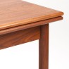 Vintage Mid-Century uitschuifbare Deense eettafel