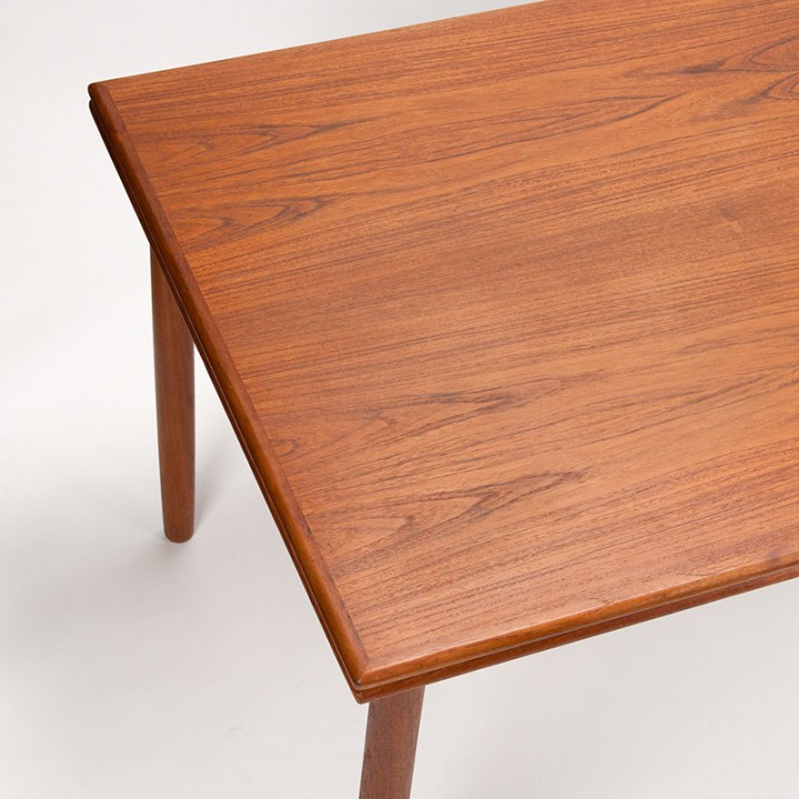 Vintage Mid-Century uitschuifbare Deense eettafel