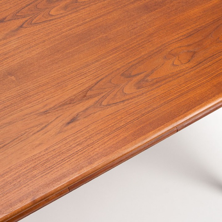 Vintage Mid-Century uitschuifbare Deense eettafel