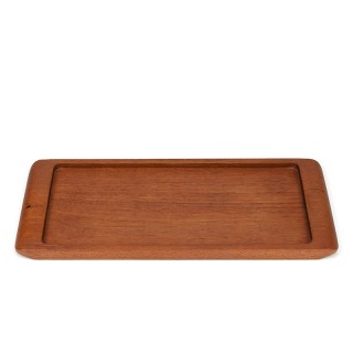 Teak serving tray Danish vintage
