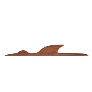 Vintage teak bird for the wall
