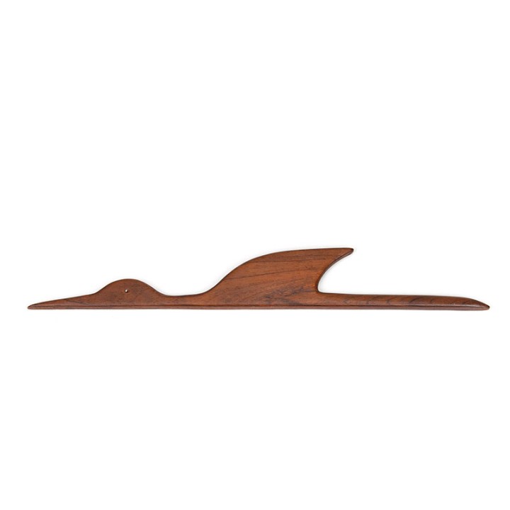 Vintage teak bird for the wall