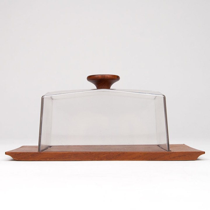 Danish Mid-Century vintage cheese dome and/or butter dish