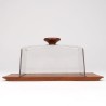 Deense Mid-Century vintage kaasstolp en/ of botervloot
