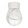 1950s/1960s vintage milk glass ceiling lamp