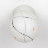 1950s/1960s vintage milk glass ceiling lamp