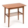 Bijzettafel Mid-Century model met teakhouten blad