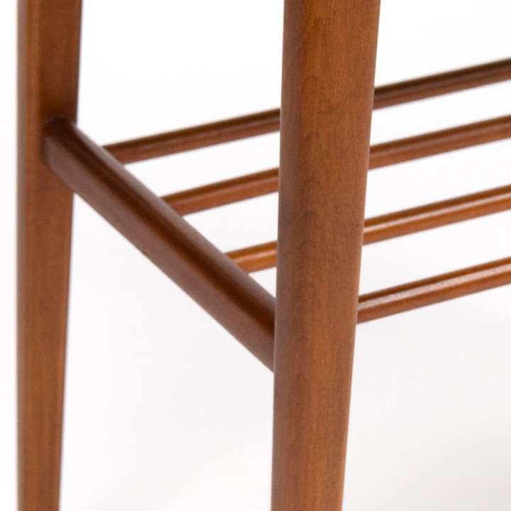 Bijzettafel Mid-Century model met teakhouten blad