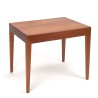 Vintage teak Severin Hansen side table with drawer