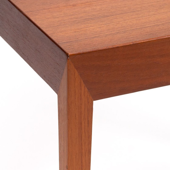 Teakhouten vintage Severin Hansen bijzettafel met lade
