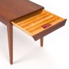 Teakhouten vintage Severin Hansen bijzettafel met lade