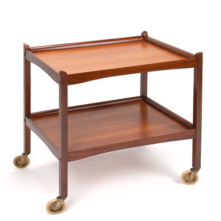 Mid-Century vintage teak serving trolley