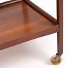 Mid-Century vintage serveertrolley in teakhout