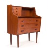 Mid-Century teak Deens secretaire meubel