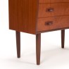 Mid-Century teak Deens secretaire meubel