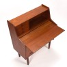 Mid-Century teak Deens secretaire meubel