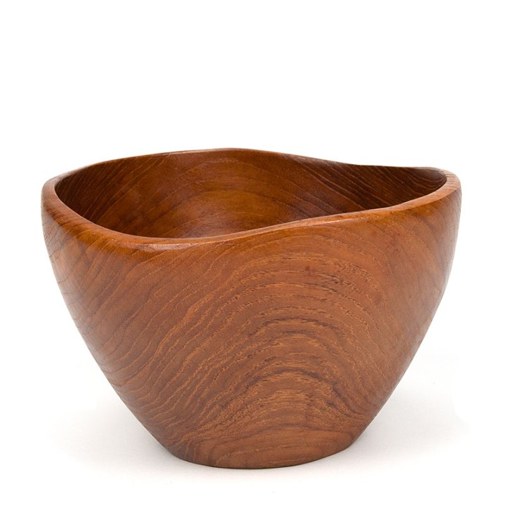 Organically shaped vintage salad bowl