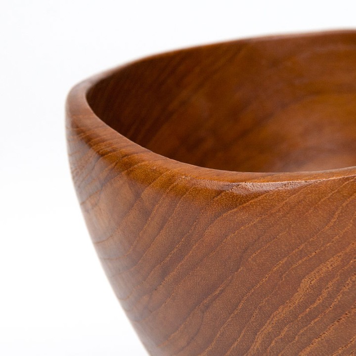 Organically shaped vintage salad bowl