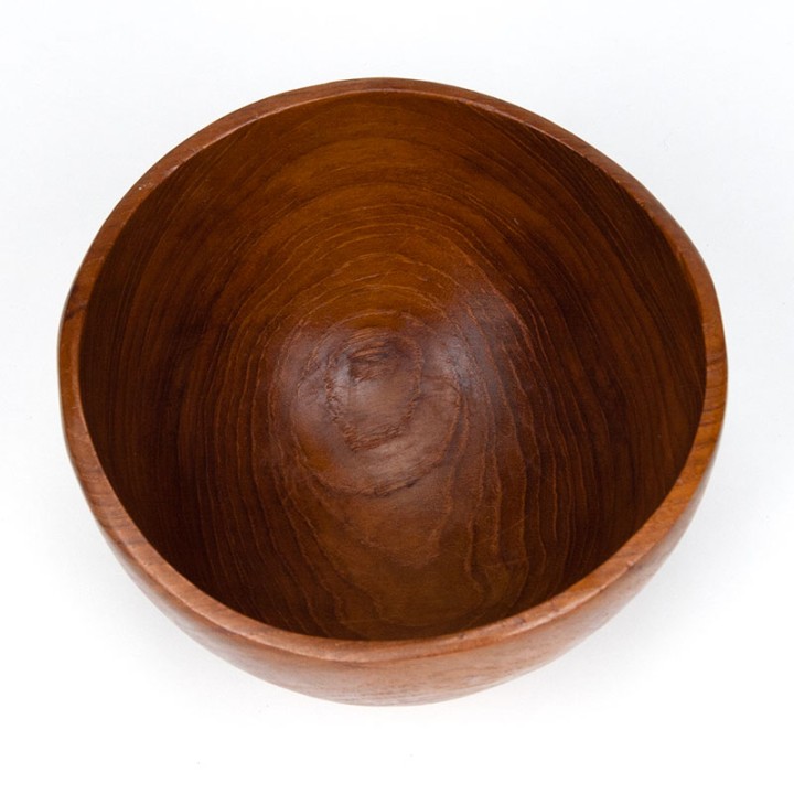 Organically shaped vintage salad bowl