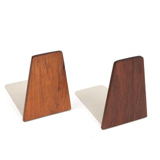 Kai Kristiansen set of 2 vintage rosewood bookends