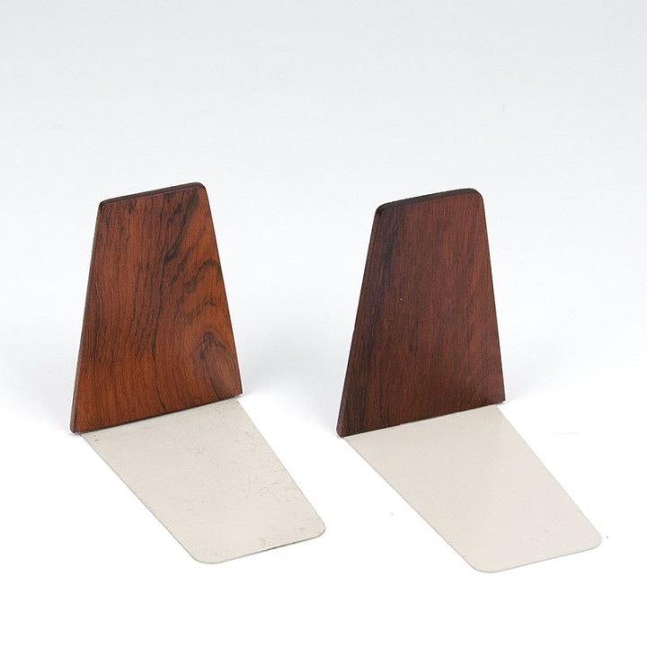 Kai Kristiansen set of 2 vintage rosewood bookends
