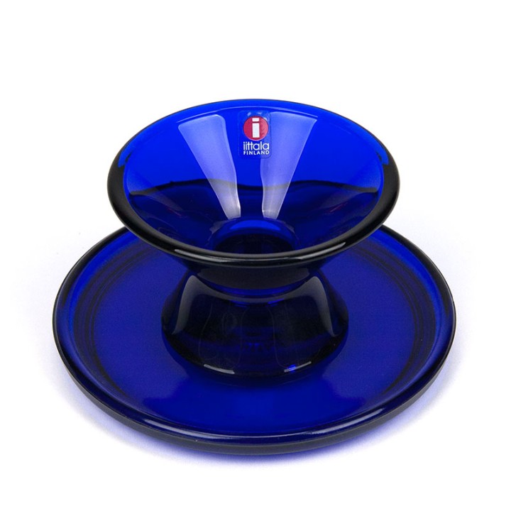 Kartio vintage Iittala candlestick with coaster