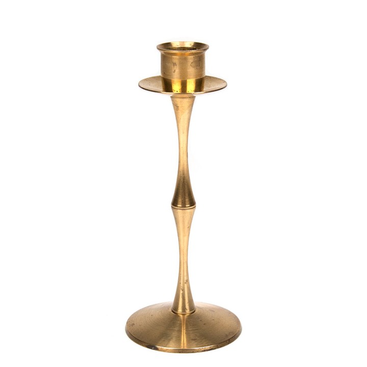 Danish brass candlestick vintage 1960s