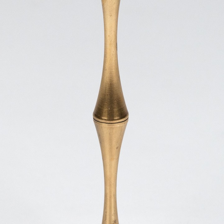 Danish brass candlestick vintage 1960s