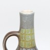Narrow model West German vase in a green shade