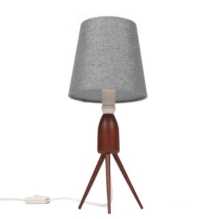 Tripod Danish vintage table lamp